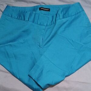 Ashley Stewart Teal Bermuda Shorts